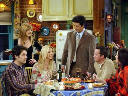 Fotograma de la teleserie 'Friends'.