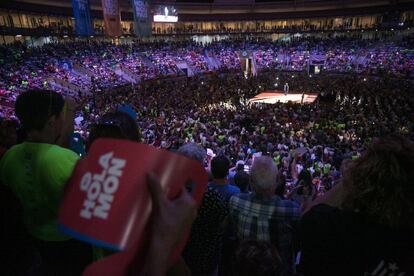 Vista general del Tarraco Arena en el acto de inicio de campaña por el Si en el referendum del proximo 1 de octubre.