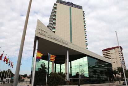 Hotel de Calp (Alicante) afectado por el brote de legionela.