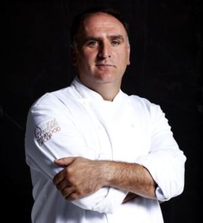 El cocinero José Andrés, que triunfa en Estados Unidos.