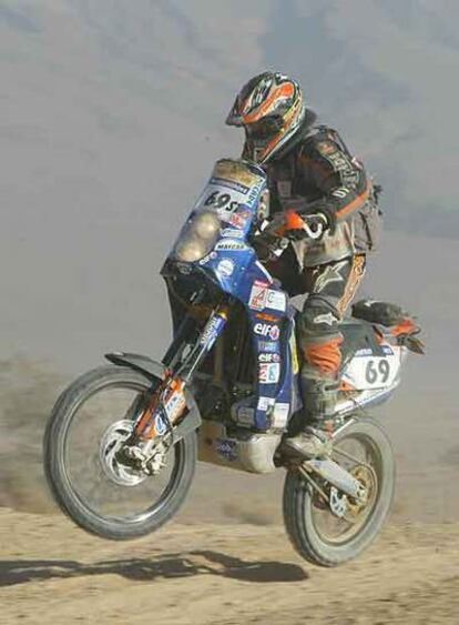 Manolo Barnés, en el Dakar del año pasado.