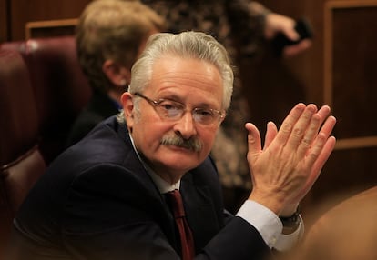 Antonio Trevín, en noviembre de 2014 en el Congreso de los Diputados.