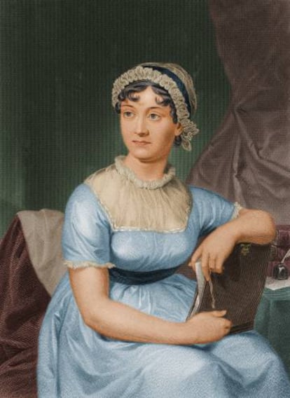 Retrato de Jane Austen.