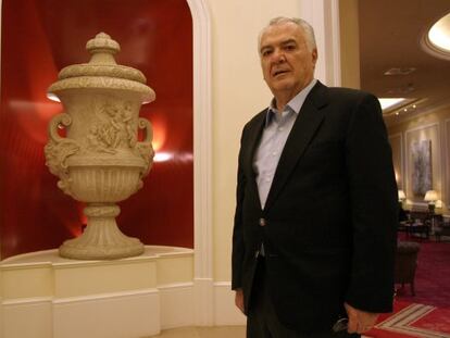 El expresidente mexicano Miguel de la Madrid, durante una entrevista en la capital espa&ntilde;ola en 2004.