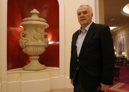 El expresidente mexicano Miguel de la Madrid, durante una entrevista en la capital española en 2004.