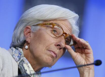 La directora gerente del FMI, Christine Lagarde.