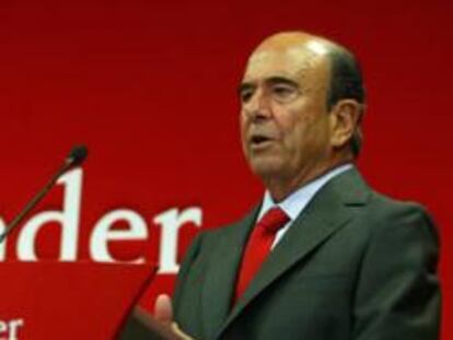 Emilio Botín, presidente de Banco Santander