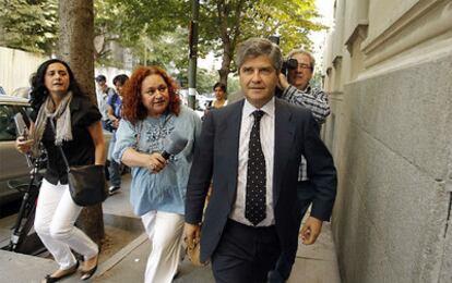 El presidente de Martinsa, Fernando Martín, a su llegada al TSJM para declarar como imputado ante Pedreira.