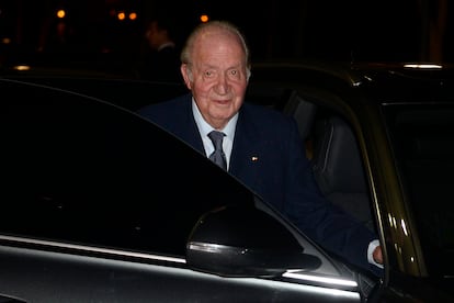 El rey emérito Juan Carlos de Borbón, en Madrid en febrero de 2020.