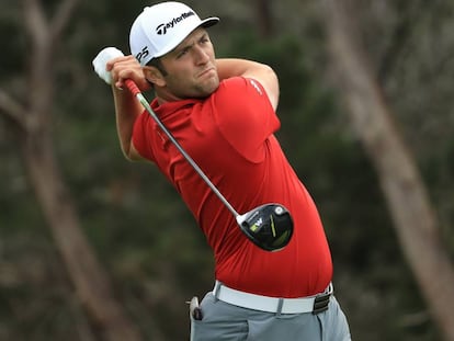 Jon Rahm, durante las semifinales del Match Play.