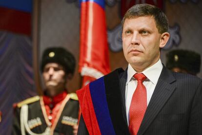 El líder separatista de Donetsk, Alexander Zakharchenko.