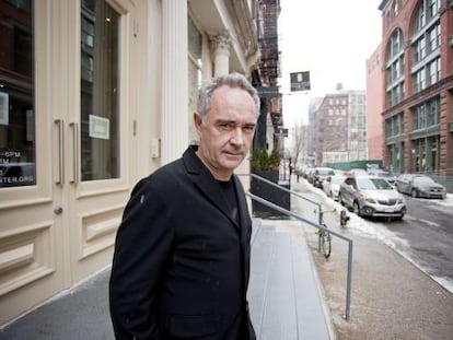 Ferran Adrià, esta semana en Nueva York.