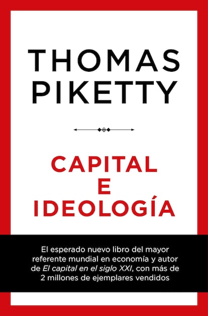 Portada de ‘Capital e ideología’, de Thomas Piketty.