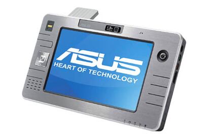 El ordenador ultraportátil de Asus se llama R2H. lleva una pantalla táctil de siete pulgadas, navegador GPS y conexión inalámbrica. Tiene también un disco duro de 20 a 60 <i>gigabytes</i> y lector de huella dactilar. Cuesta unos 1.000 euros.