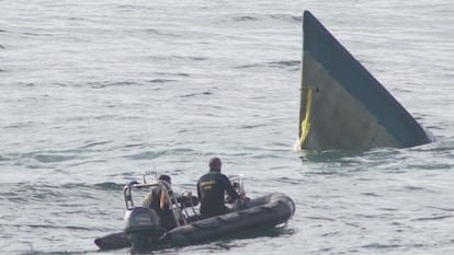 Narcosubmarino hallado en Costa da Morte