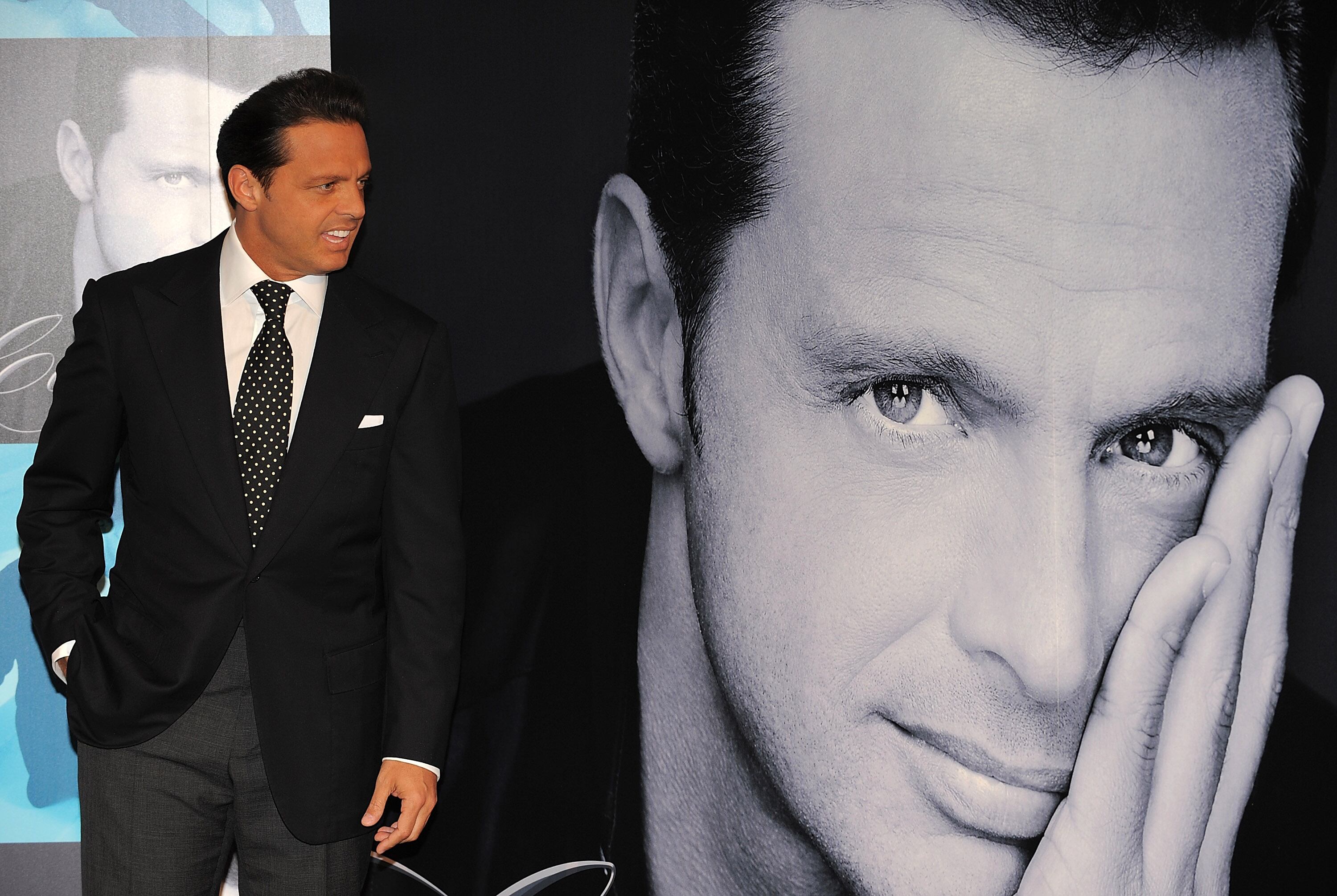 Luis Miguel, en un acto promocional en Madrid, en mayo de 2008.