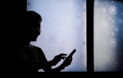 S., madre del menor abusado en Almería, en su casa el pasado 20 de julio.