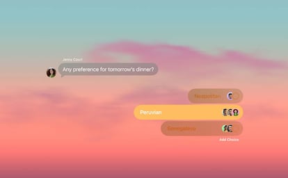 Uso de fondos en iOS 26 de Apple