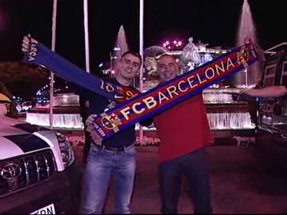 La Cibeles celebra el triunfo Barça