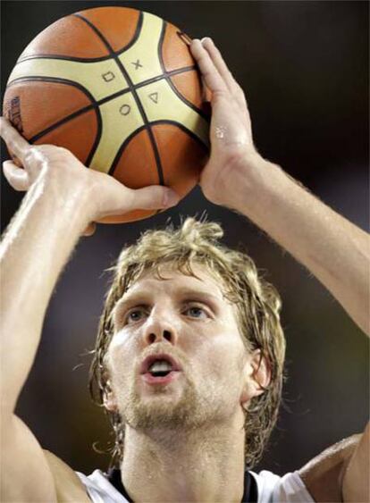 Dirk Nowitzki, estrella de la seleccción alemana