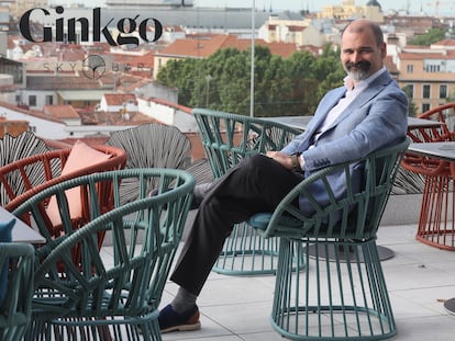 Javier Pérez, Gerente de la cadena VP Hoteles, en el restaurante VP Plaza de España, este martes.