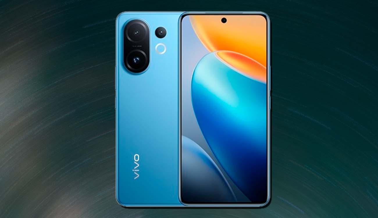 vivo T4 Pro de color azul