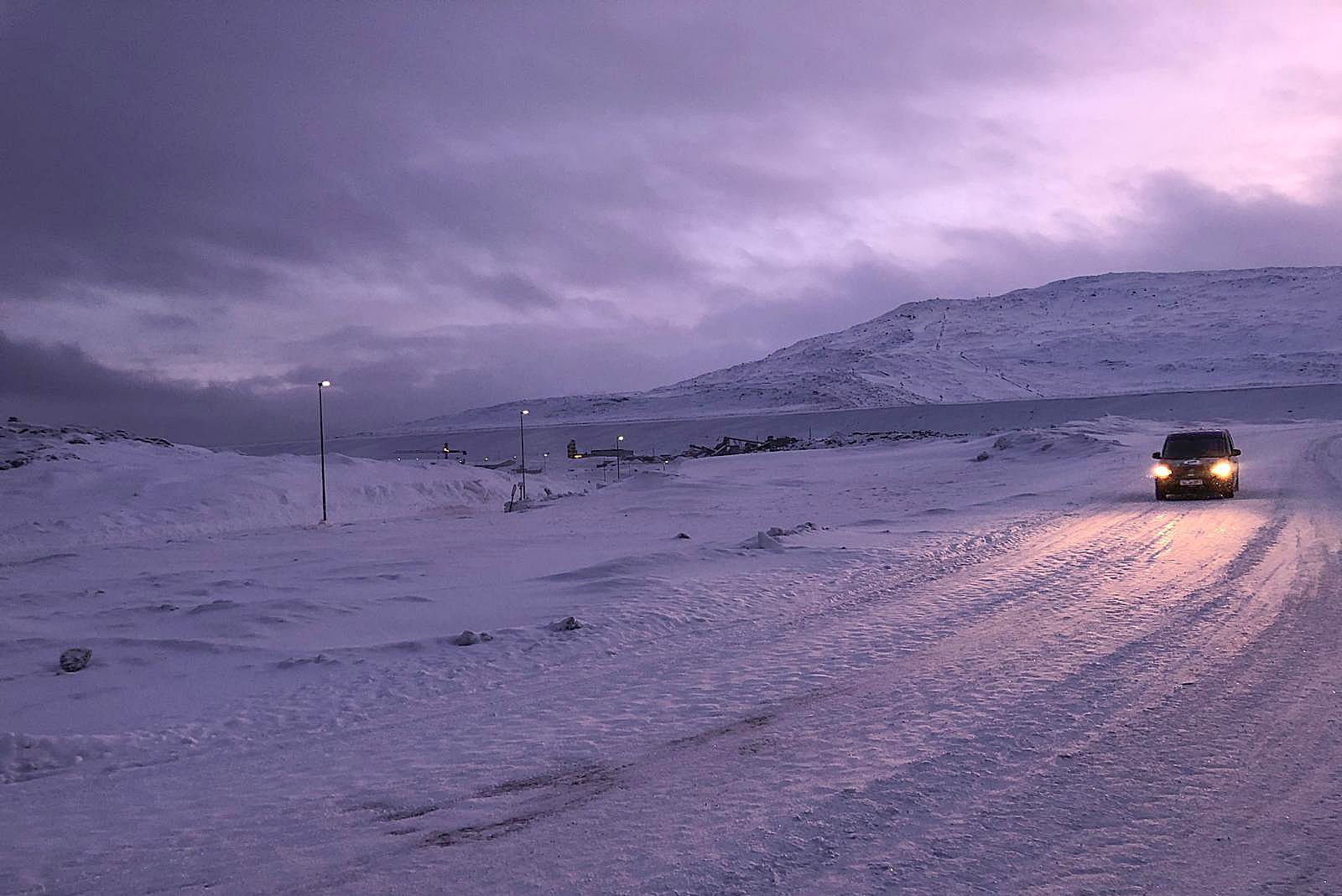 Afueras de la ciudad de Nuuk.