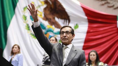 Rogelio Ramírez de la O, secretario de Hacienda y Crédito Público, en la Cámara de Diputados, en diciembre de 2022.