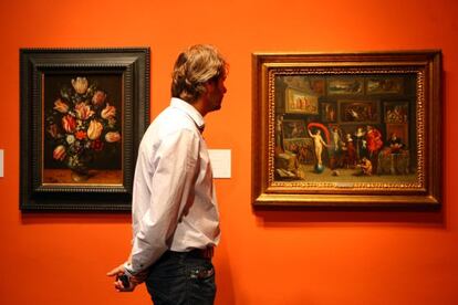 'El gabinete del pintor', de Frans Francken el Joven, en el Museo de Bellas Artes de Bilbao