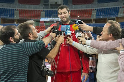 Bourousis antes de viajar a Berl&iacute;n.