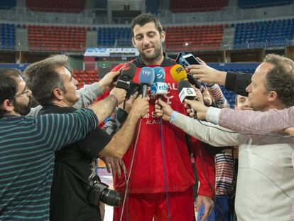 Bourousis antes de viajar a Berl&iacute;n.