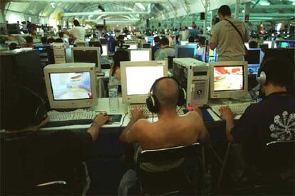 Campus Party 2004, en el Museo de la Ciencia de Valencia.