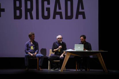 Alfonso Cuarón, durante la conferencia de Mextrópoli