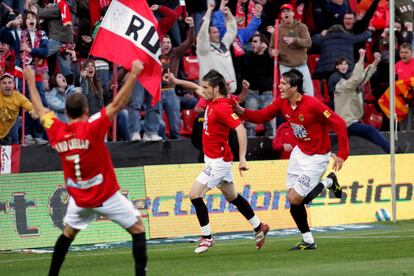 El Nàstic en un partit de Primera Divisió.