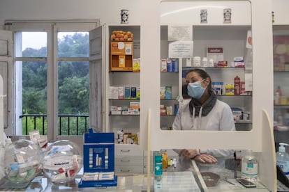 La farmacéutica de Òrrius, Cristina Écija. 