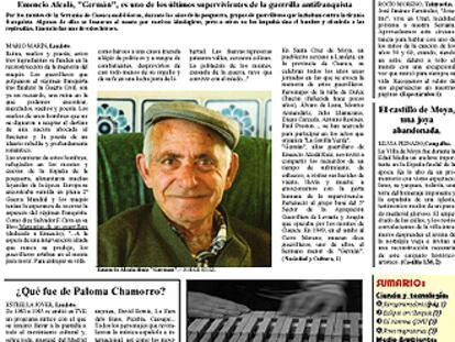 Portada del periódico ganador de la quinta edición del concurso.