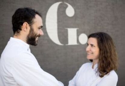 Rocío Romero y Senén Prieto, creadores de la empresa de catering El Gusto es Nuestro, en Madrid.