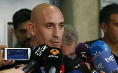 Luis Rubiales, el pasado martes.