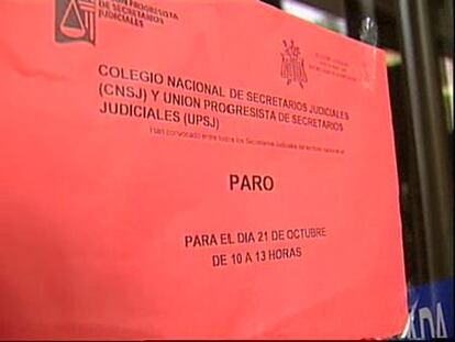 Juzgados paralizados en Madrid