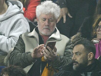 Pedro Almodóvar, en el concierto de Rosalía.