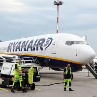 Avión de Ryanair.