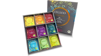 Este pack de regalo contiene nueve variedades diferentes de té.