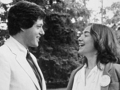 Bill i Hillary Clinton el 1969.
