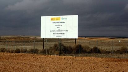 Terrenos previstos para el almacén nuclear de Villar de Cañas (Cuenca).