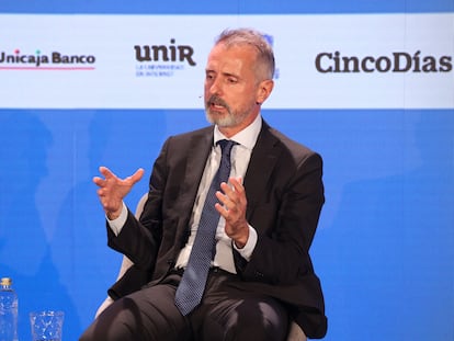 Marc Murtra, presidente de Indra, durante el 45 aniversario de CincoDías.