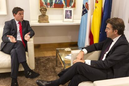 Reunión del presidente de la Xunta con Besteiro