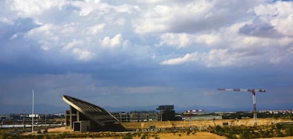 Visi&oacute;n panor&aacute;mica de las obras en La Peineta.