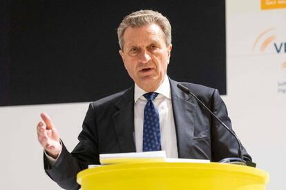 El comisario europeo de Presupuestos, Günther Oettinger / AFP