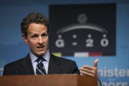 En la imagen, el secretario estadounidense del Tesoro, Timothy Geithner. EFE/Archivo