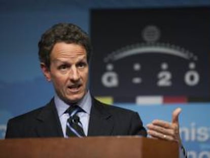 En la imagen, el secretario estadounidense del Tesoro, Timothy Geithner. EFE/Archivo